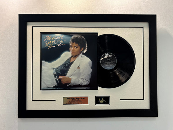 Michael Jackson “Thriller” Framed Vinyl Record Display – Limited Edition Style Wall Art