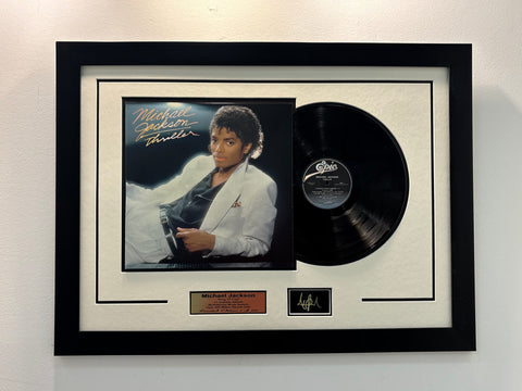 Michael Jackson “Thriller” Framed Vinyl Record Display – Limited Edition Style Wall Art