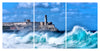 Castillo De Los Tres Reyes Del Morro 3 Panel HD Acrylic Print