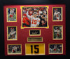 Kansas City Chiefs Patrick Mahomes Photo collage with Acrylic Cutout Number