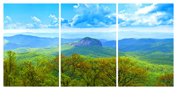 Great Smoky Mountains 3 Panel HD Acrylic Print