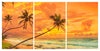 Sri Lanka Sunset 3 Panel HD Acrylic Print